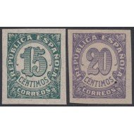 España Spain Variedad Lote 747sa + 748sa 1938 Cifras España Spain Variedad Lote 747sa + 748sa 1938 Cifras