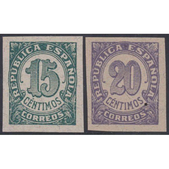 España Spain Variedad Lote 747sa + 748sa 1938 Cifras 