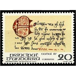 Andorra Española 202 1987 Navidad 87 MNH Andorra Española 202 1987 Navidad 87 MNH