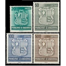 Andorra Española 209/12 1988 Básica, escudos MNH Andorra Española 209/12 1988 Básica, escudos MNH