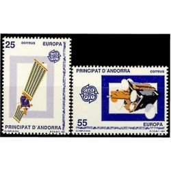 Andorra Española 225/26 1991 Europa MNH Andorra Española 225/26 1991 Europa MNH