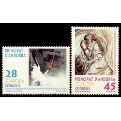 Andorra Española 236/37 1993 Europa MNH Andorra Española 236/37 1993 Europa MNH