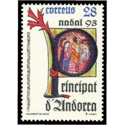 Andorra Española 239 1993 Navidad 93 MNH Andorra Española 239 1993 Navidad 93 MNH