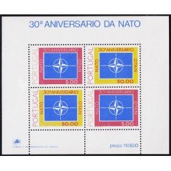 Portugal HB 26 1979 30º Aniversario de la OTAN MNH Portugal HB 26 1979 30º Aniversario de la OTAN MNH
