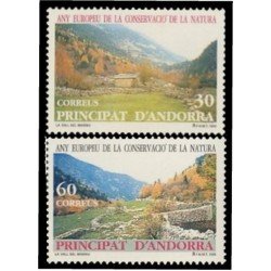 Andorra Española 246/47 1995 Año Europeo de la conserv. de la Naturaleza MNH Andorra Española 246/47 1995 Año Europeo de la conserv. de la Naturaleza MNH