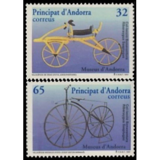 Andorra Española 256/57 1997 Museo de Andorra MNH Andorra Española 256/57 1997 Museo de Andorra MNH