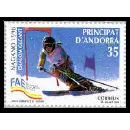 Andorra Española 261 1998 JJOO de invierno 98 MNH Andorra Española 261 1998 JJOO de invierno 98 MNH