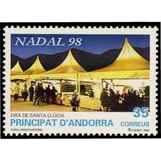 Andorra Española 267 1998 Navidad 98 MNH Andorra Española 267 1998 Navidad 98 MNH