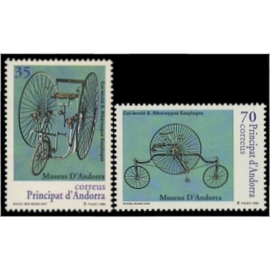 Andorra Española 268/69 1999 Museos de Andorra MNH Andorra Española 268/69 1999 Museos de Andorra MNH