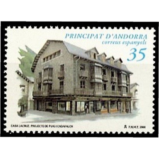 Andorra Española 278 2000 Patrimonio Arquitectónico MNH Andorra Española 278 2000 Patrimonio Arquitectónico MNH
