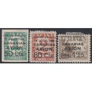 España Spain Canarias 20/22 1937 Cifras y Cid Numbers  Avión MH