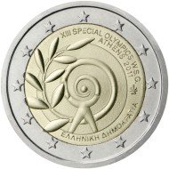 Grecia 2011 2 € euros conmemorativos Special Olympics Atenas Grecia 2011 2 € euros conmemorativos Special Olympics Atenas