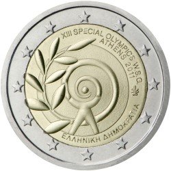 Grecia 2011 2 € euros conmemorativos Special Olympics Atenas 