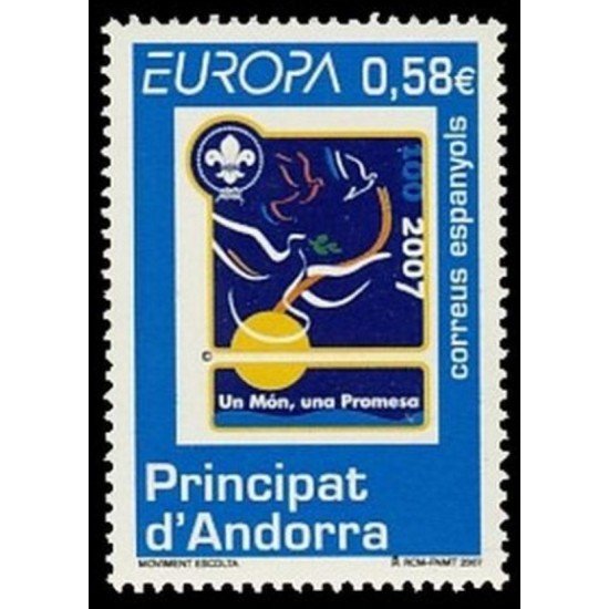 Andorra Española 346 2007 Europa MNH Andorra Española 346 2007 Europa MNH