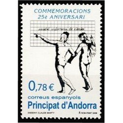 Andorra Española 356 2008 25º Aniv. Sociedad Andorrana de Ciencias MNH 