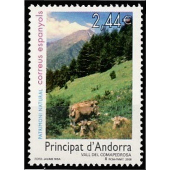 Andorra Española 359 2008 Patrimonio Natural MNH Andorra Española 359 2008 Patrimonio Natural MNH