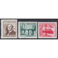 España Spain 1037/39 1948 Ferrocarril Tren MNH España Spain 1037/39 1948 Ferrocarril Tren MNH