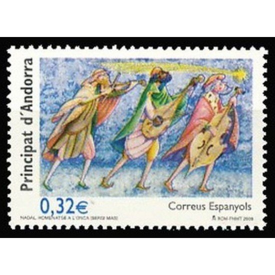 Andorra Española 371 2009 Navidad 09 MNH Andorra Española 371 2009 Navidad 09 MNH