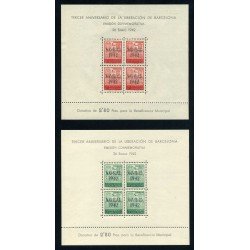 Barcelona 40/41 1942 NAVIDAD MNH