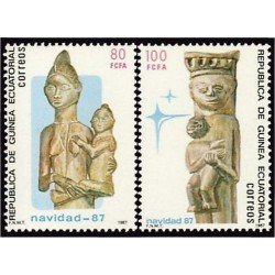 Guinea Ecuatorial 96/97 1987 Navidad 87 MNH Guinea Ecuatorial 96/97 1987 Navidad 87 MNH