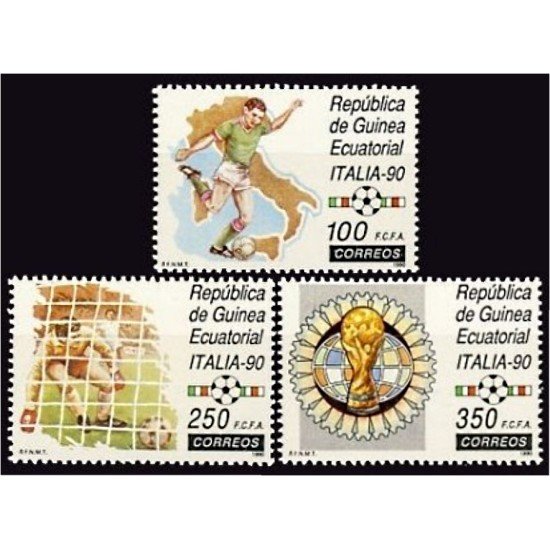 Guinea Ecuatorial 123/25 1990 Italia 90 MNH