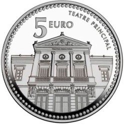 España Spain 2011 5 euros Capitales de provincia Castellón Plata Ag España Spain 2011 5 euros Capitales de provincia Castellón Plata Ag