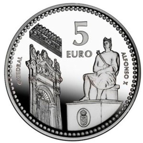 España Spain 2011 5 euros Capitales de provincia Ciudad Real Plata Ag España Spain 2011 5 euros Capitales de provincia Ciudad Real Plata Ag