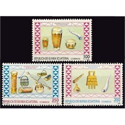 Guinea Ecuatorial 126/28 1990 Instrumentos Musicales MNH Guinea Ecuatorial 126/28 1990 Instrumentos Musicales MNH