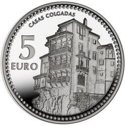 España Spain 2012 5 euros Capitales de provincia Cuenca Plata Ag