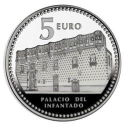 España Spain 2012 5 euros Capitales de provincia Guadalajara Plata Ag
