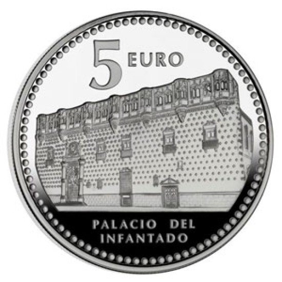 España Spain 2012 5 euros Capitales de provincia Guadalajara Plata Ag España Spain 2012 5 euros Capitales de provincia Guadalajara Plata Ag