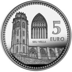 España Spain 2012 5 euros Capitales de provincia Lleida Plata Ag