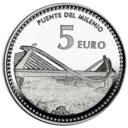 España Spain 2012 5 euros Capitales de provincia Orense Plata Ag