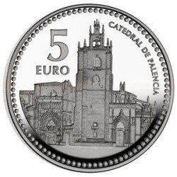 España Spain 2012 5 euros Capitales de provincia Palencia Plata Ag