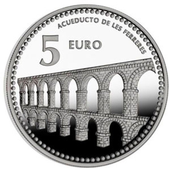 España Spain 2012 5 euros Capitales de provincia Tarragona Plata Ag