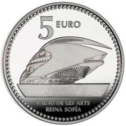 España Spain 2012 5 euros Capitales de provincia Valencia Plata AG