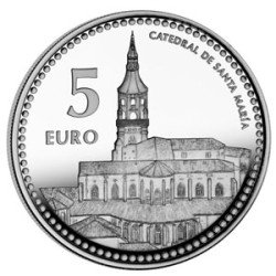 España Spain 2012 5 euros Capitales de provincia Vitoria Plata Ag