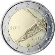 Finlandia 2011 2 € euros conmemorativos Bicentenario Finlands Bank Finlandia 2011 2 € euros conmemorativos Bicentenario Finlands Bank
