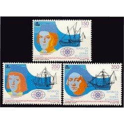 Guinea Ecuatorial 143/45 1991 V Centenario del descubrimiento de América MNH Guinea Ecuatorial 143/45 1991 V Centenario del descubrimiento de América MNH