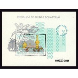 Guinea Ecuatorial 148 1991 Ferrocarriles HB MNH Guinea Ecuatorial 148 1991 Ferrocarriles HB MNH