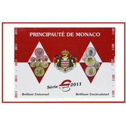Monaco 2011 Cartera Oficial Monedas € euro Set