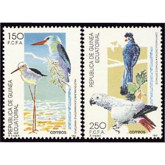 Guinea Ecuatorial 156/57 1992 Naturaleza MNH