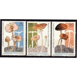 Guinea Ecuatorial 159/61 1992 Setas autóctonas MNH