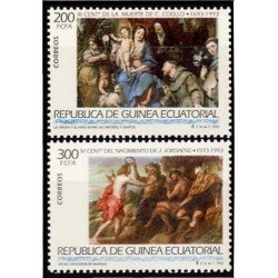 Guinea Ecuatorial 162/63 1993 Grandes Maestros de la Pintura MNH