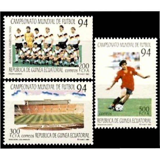 Guinea Ecuatorial 186/88 1994 Fútbol Mundial 94 MNH