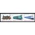 Guinea Ecuatorial 206/08 1995 Ferrocarriles MNH