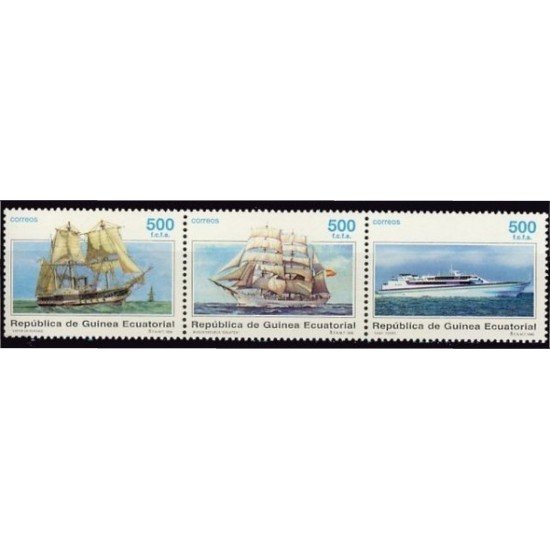 Guinea Ecuatorial 226/28 1996 Barcos Ships MNH