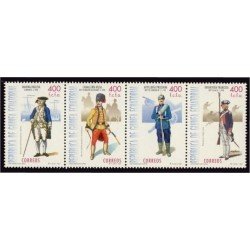 Guinea Ecuatorial 248/51 1998 Uniformes militares MNH