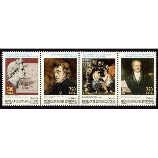 Guinea Ecuatorial 263/66 2000 Efemérides 1999 MNH Guinea Ecuatorial 263/66 2000 Efemérides 1999 MNH
