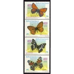 Guinea Ecuatorial 267/70 2000 Mariposas Butterflies MNH